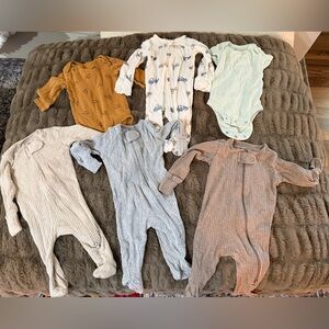 Cozy Kids One Piece Lot, 3 months, - Assorted Colors and Brands, GUC